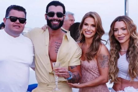 Dono da Vai de Bet ao lado de Gusttavo Lima e Andressa Suita operação - Metrópoles