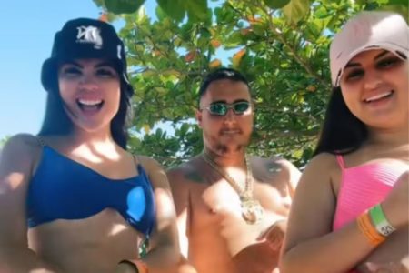 Vídeos nas redes sociais mostram ligação entre viúva e irmã de Igor Peretto, morto a facadas em 31/8. Vítima é irmão de vereador no litoral - Metrópoles