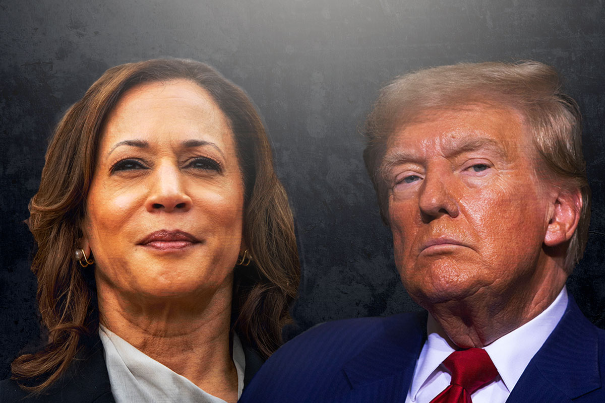 pesquisa Imagem colorida de Kamala Harris e Donald Trump, que disputam a presidência dos EUA - Metrópoles