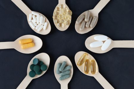 Minerais e vitaminas suplementos