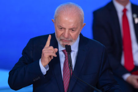 Imagem coloria mostra o presidente Luiz Inácio Lula da Silva - Metrópoles