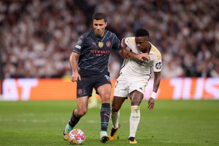 Imagem colorida de Rodri do Manchester City - Metrópoles