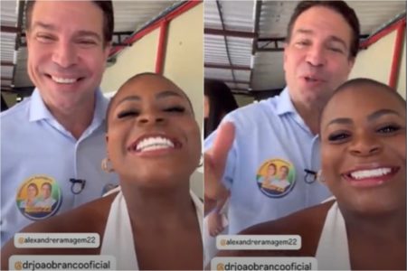 Foto colorida de Jojo Todynho e Ramagem - Metrópoles