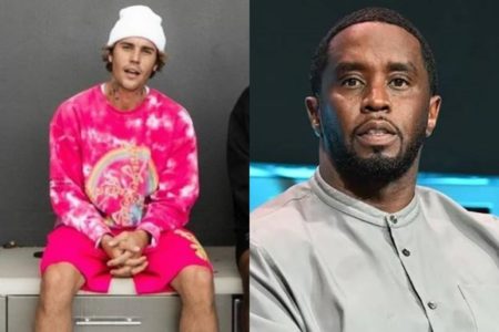 Montagem com fotos de Justin Bieber e Sean Diddy - Metrópoles
