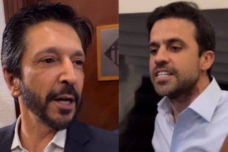 Montagem com Ricardo Nunes e Pablo Marçal- Metrópoles
