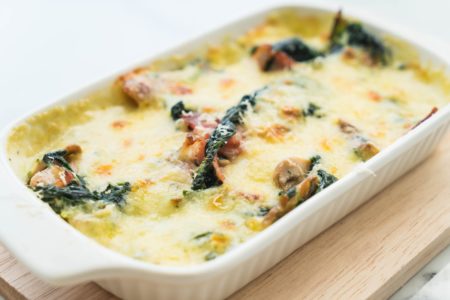 Gratinado de sardinha com batata