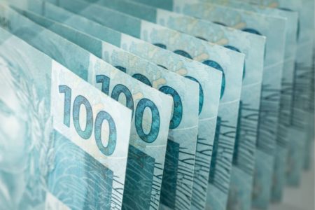 Dinheiro notas de 100