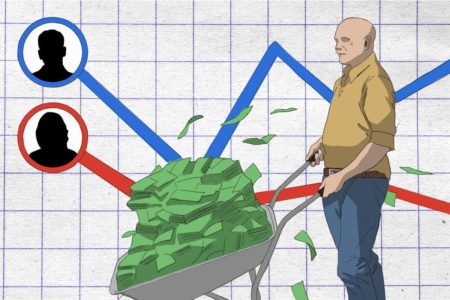 imagem colorida do gasto com pesquisas eleitorais no Brasil