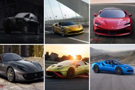Montagem com foto de carros