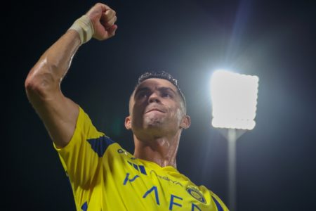 Foto colorida de Cristiano Ronaldo, atacante do Al-Nassr - Metrópoles