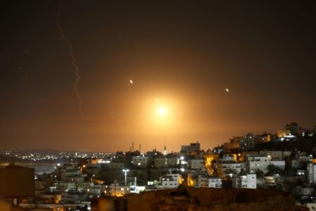 Ataque aéreo em tel Aviv, capital de Israel