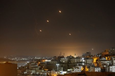 Ataque aéreo em tel Aviv, capital de Israel