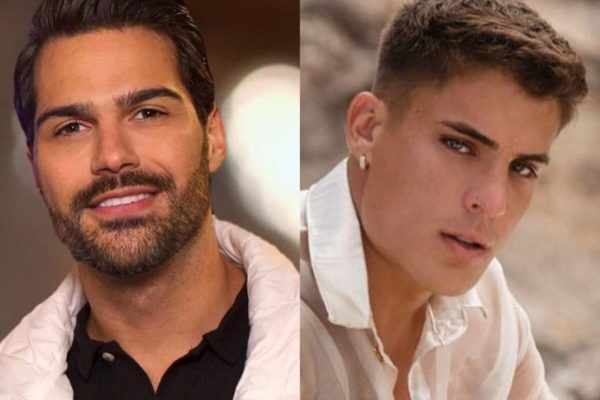 Montagem feita a partir de fotos das redes sociais de Shayan Haghbin e Tiago Ramos - Metrópoles