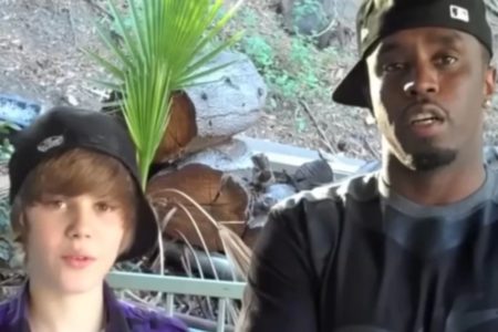 Foto colorida de Diddy e Justin Bieber - Metrópoles