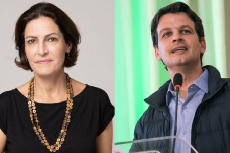 Imagem colorida de Cristina Graeml e eduardo pimentel - Metrópoles