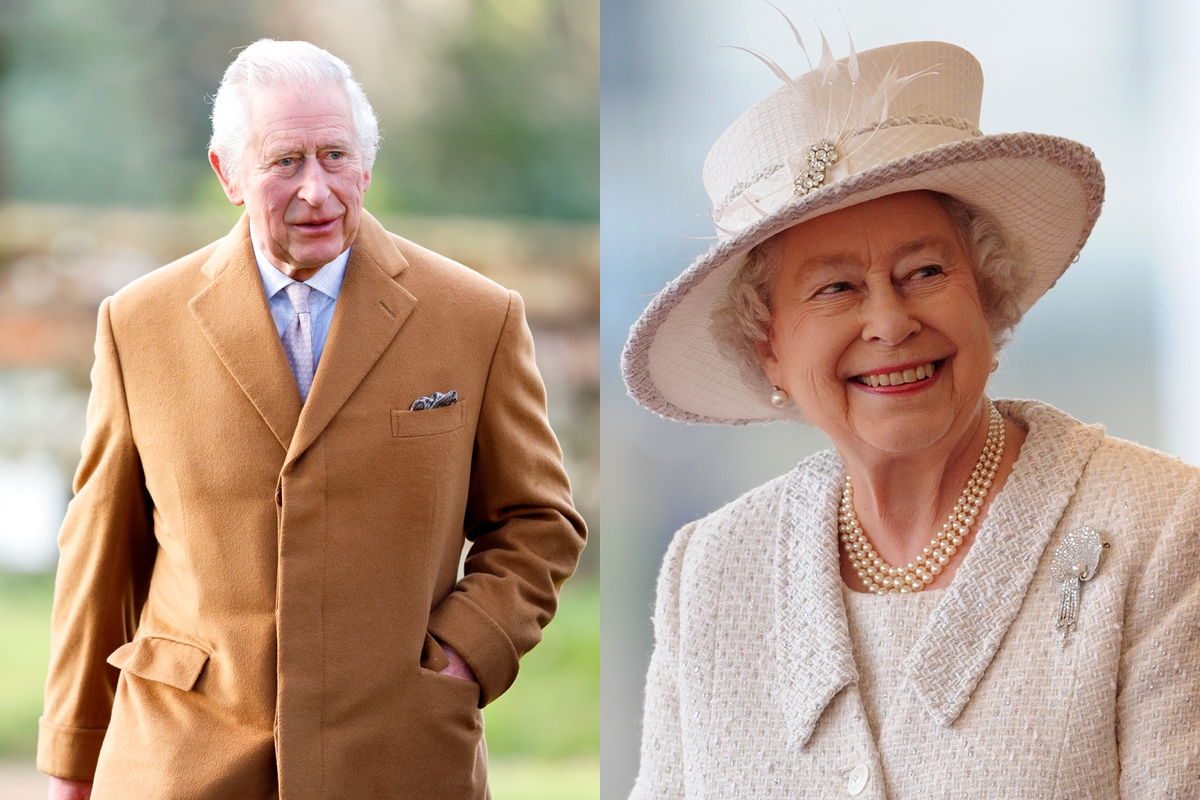 Rei Charles III e rainha Elizabeth II - Metrópoles