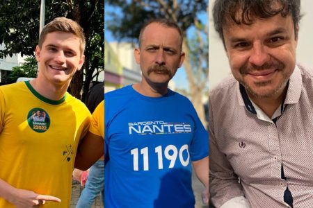 Montagem com fotos coloridas de Lucas Pavanato, Sargento Nentes e Adrilles Jorge - Metrópoles