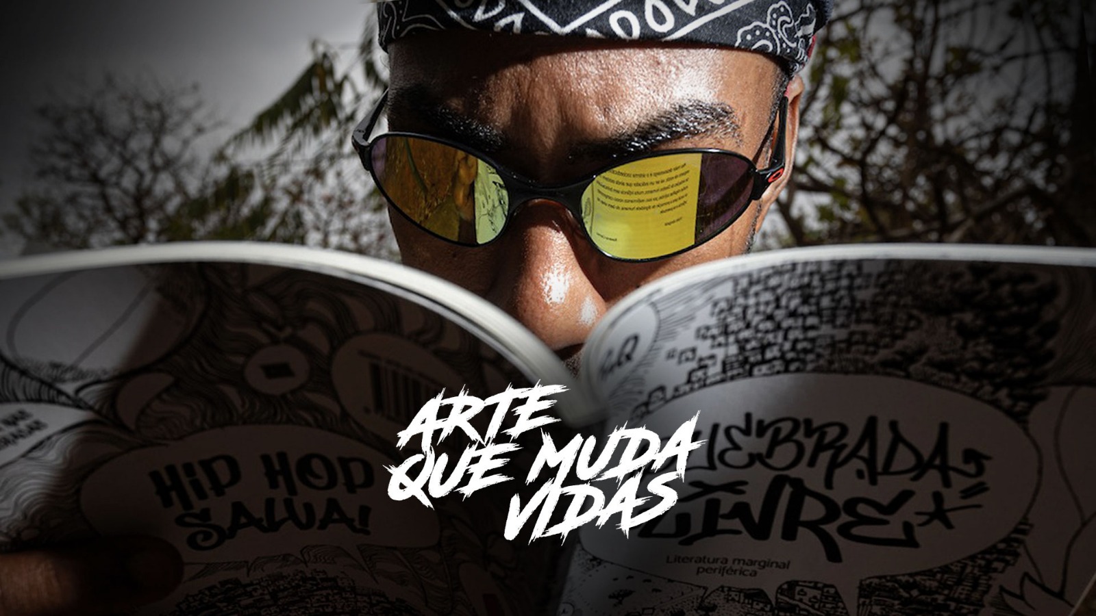 Imagem colorida do artista Favelinha: nome do arte-ativismo do DF