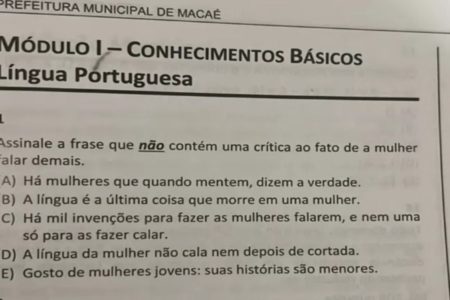 Imagem colorida de questão da FGV - Metrópoles