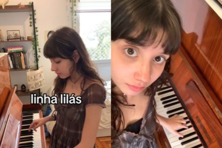 "Me senti dentro do metrô", comentou uma internauta no post de Helena Endrigo, que reproduziu os avisos sonoros em seu piano - Metrópoles