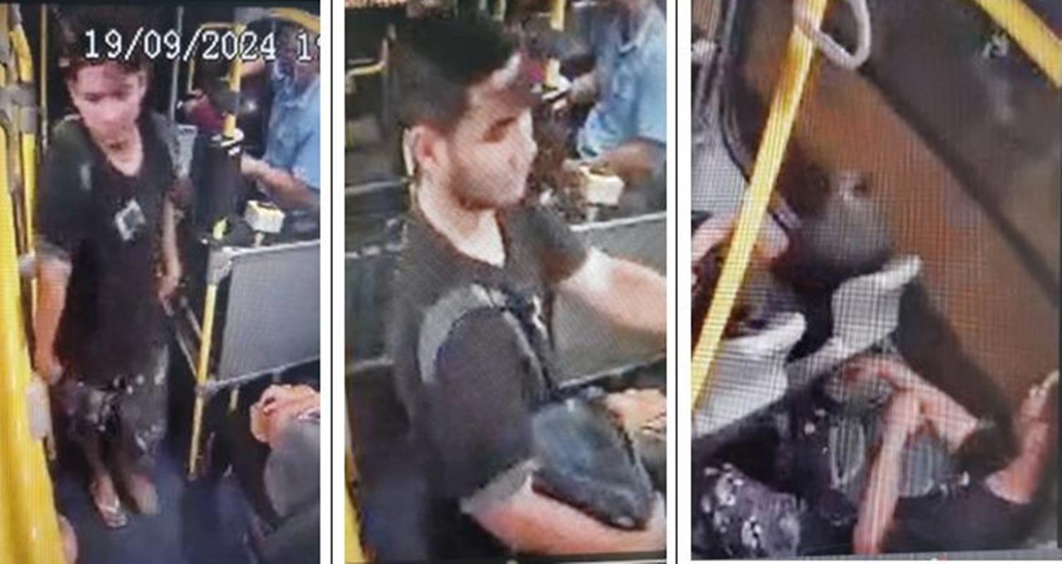 homem dentro de ônibus