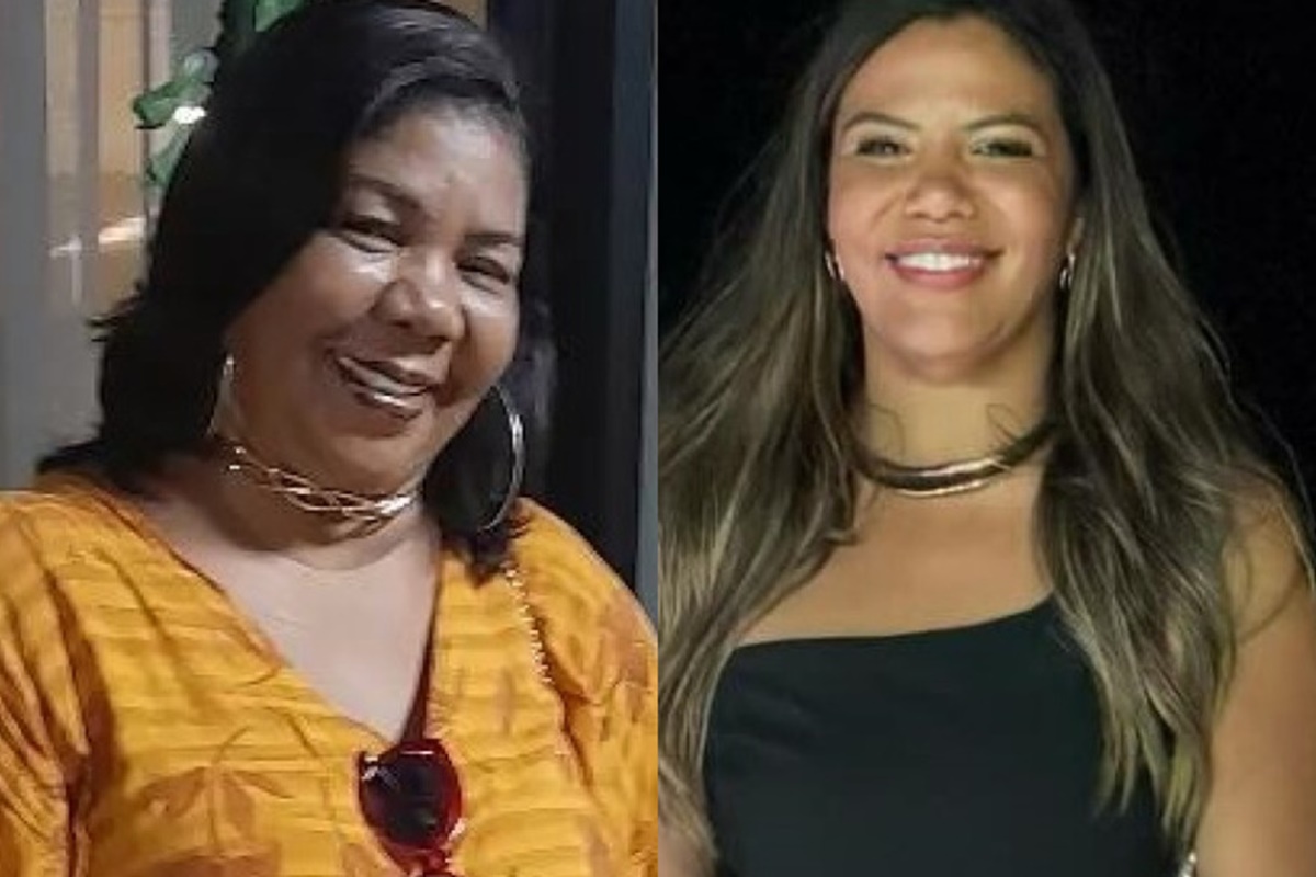 Montagem feita a partir de fotos das redes sociais de Elisângela Brito e Mani Rego - Metrópoles