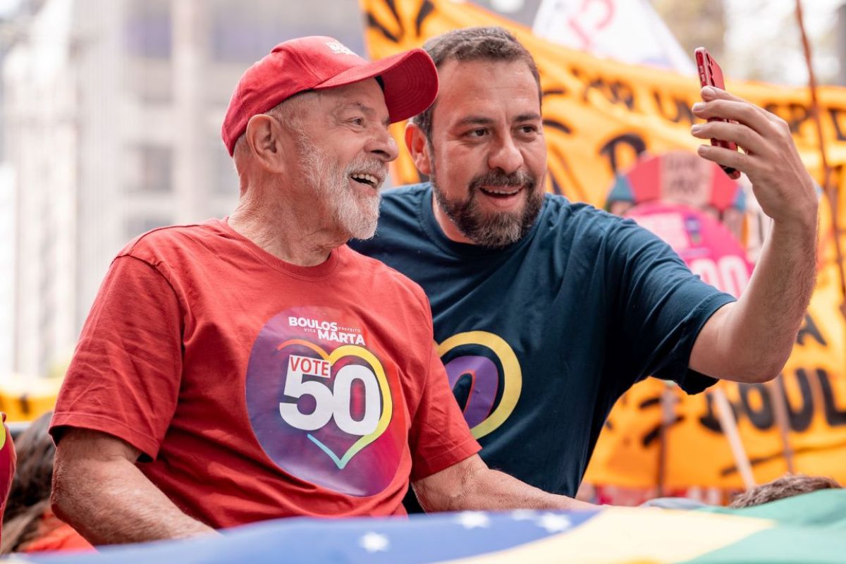 Lula e Guilherme Boulos - Metrópoles
