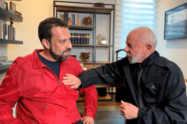 Guilherme Boulos e Lula - Metrópoles