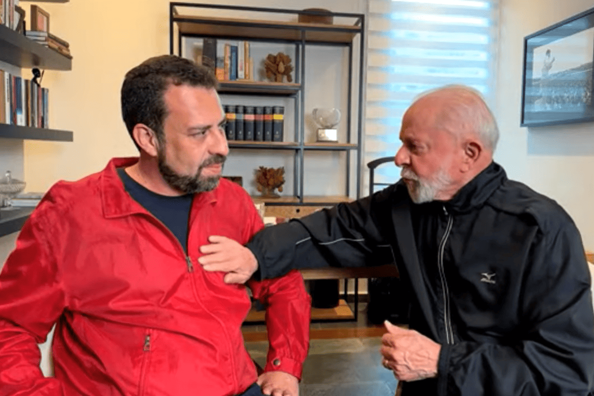 Guilherme Boulos e Lula - Metrópoles