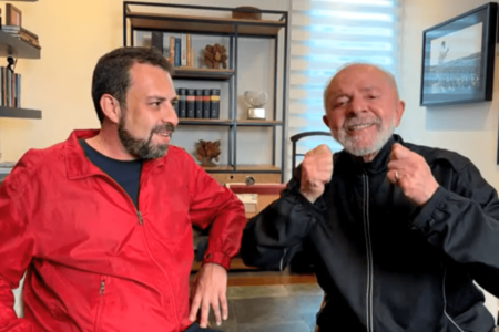 Guilherme Boulos e Lula - Metrópoles