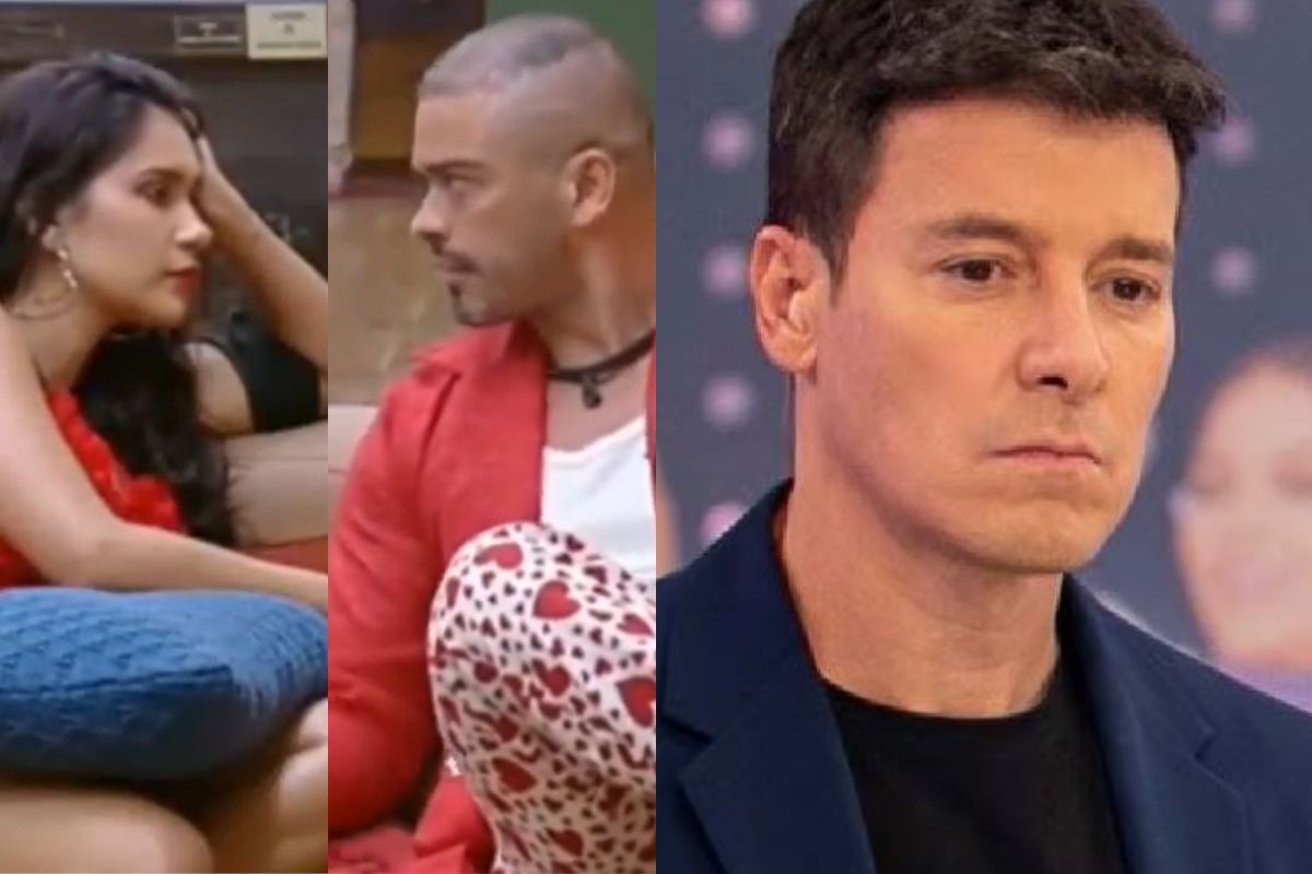 Montagem colorida de Gizelly Bicalho, Sidney Sampaio e Rodrigo Faro - Metrópoles