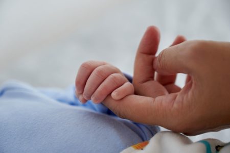 Mão de bebê