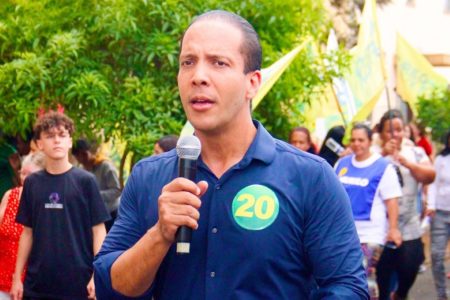 Imagem colorida mostra Murilo Felix, candidato à Prefeitura de Limeira nas eleições 2024 - Metrópoles