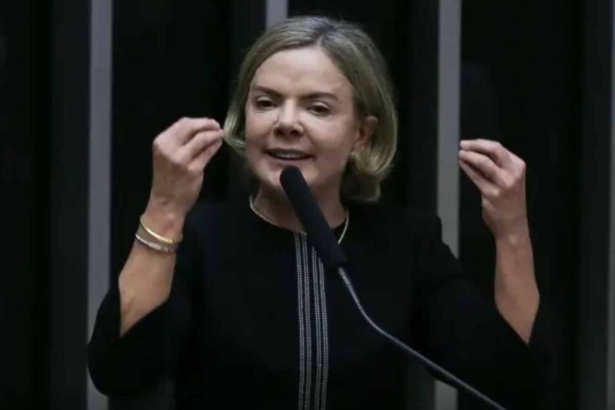 Polícia Federal presidente nacional do PT, Gleisi Hoffmann - Metrópoles