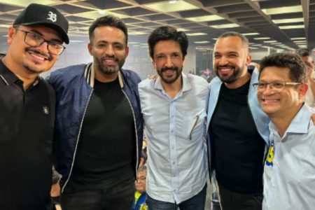 Ney Santos, Ricardo Nunes e Hugo Prado