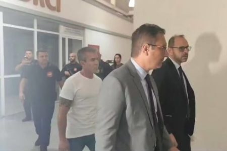 Reprodução de imagem da Prisão do contraventor Rogério Andrade