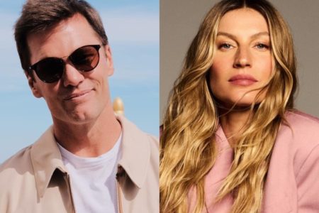 Montagem feita a partir de fotos das redes sociais de Gisele Bündchen e Tom Brady - Metrópoles