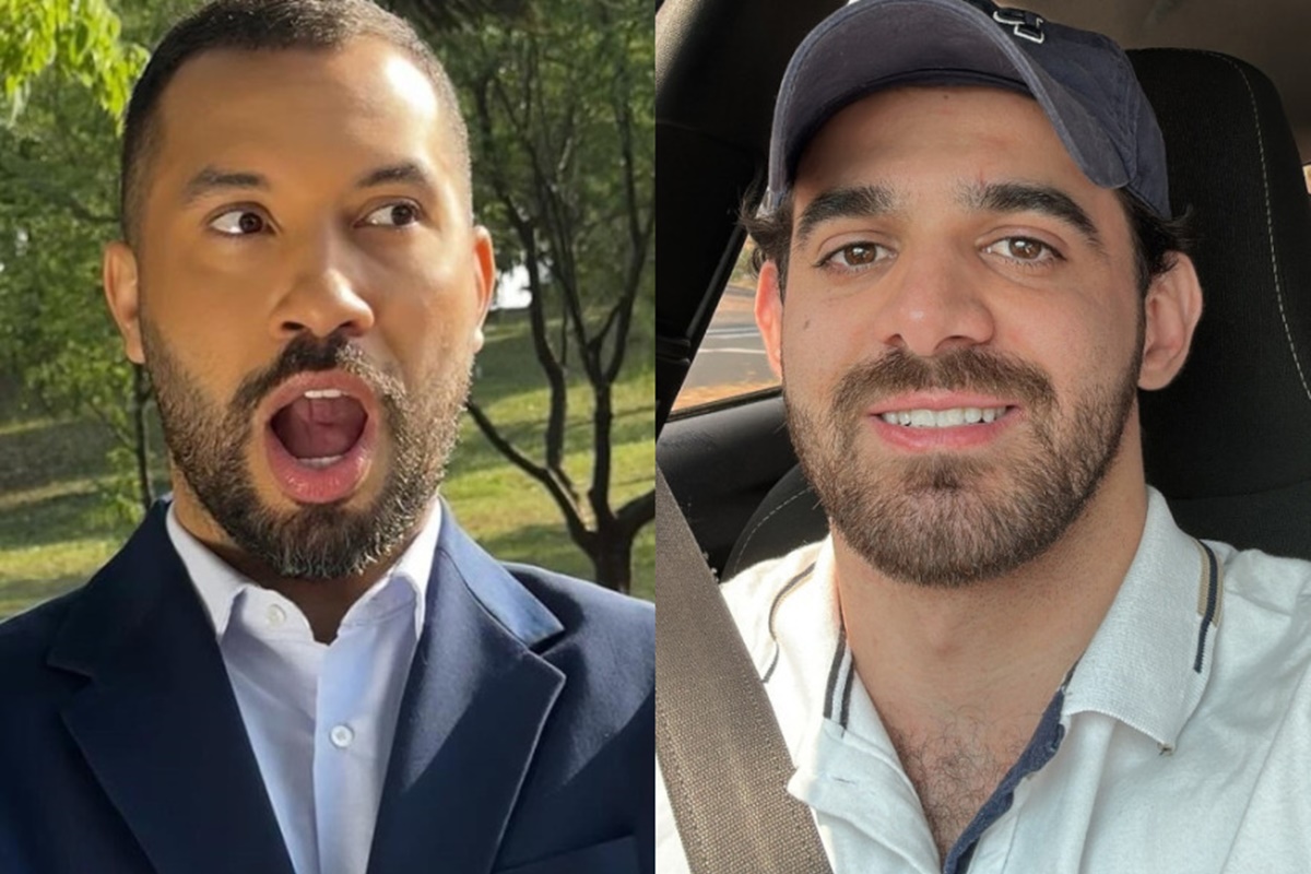 Montagem feita a partir de fotos das redes sociais de Heitor Aguiar e Gil do Vigor - Metrópoles