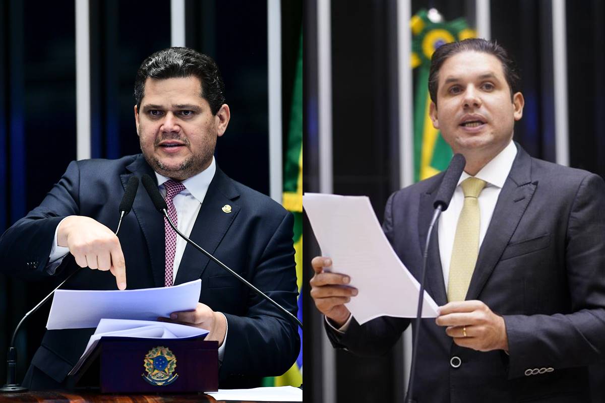davi alcolumbre e hugo motta - Metrópoles