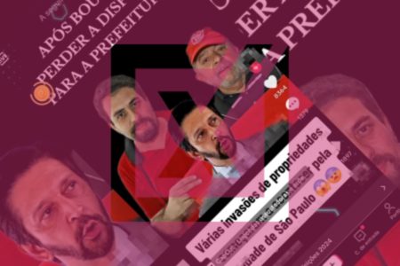 Print de post que engana ao afirmar que ocupações em São Paulo tiveram relação com resultado das eleições. - Metrópoles