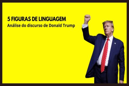 Imagem colorida, Arte com o presidente Donald Trump - Metrópoles
