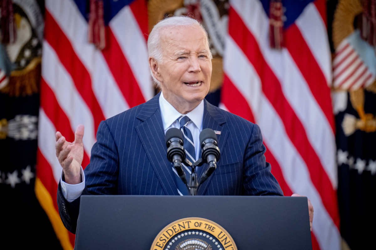 Presidente dos EUA, Joe Biden, fala sobre os resultados da eleição de 2024 no Rose Garden, Washington, metropoles
