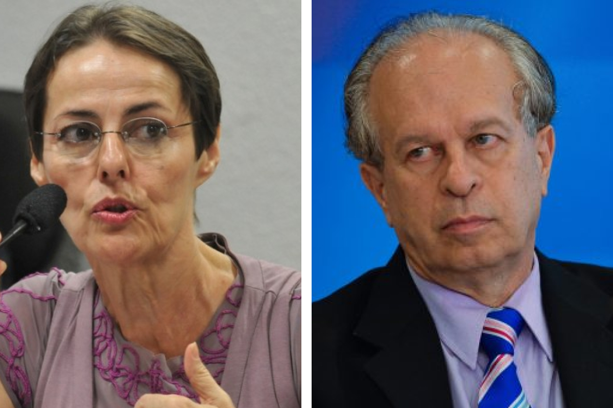 Ana Hollanda e Renato Janine Ribeiro, ex-ministros de Dilma