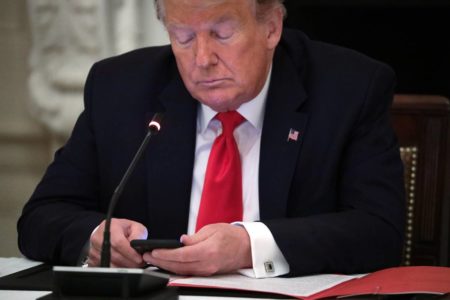 Imagem colorida mostra Donald Trump - Metrópoles