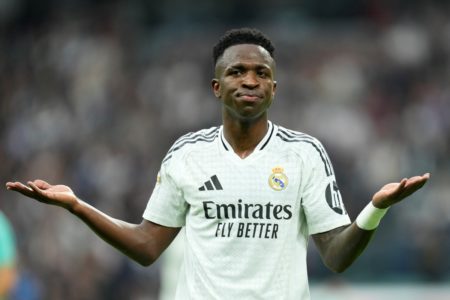 Foto colorida de Vini Jr, do Real Madrid pode ser the best - Metrópoles