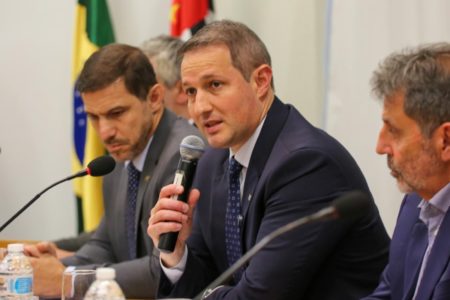 Imagem colorida de Guilherme Derrite, secretário de segurança pública de SP - Metrópoles