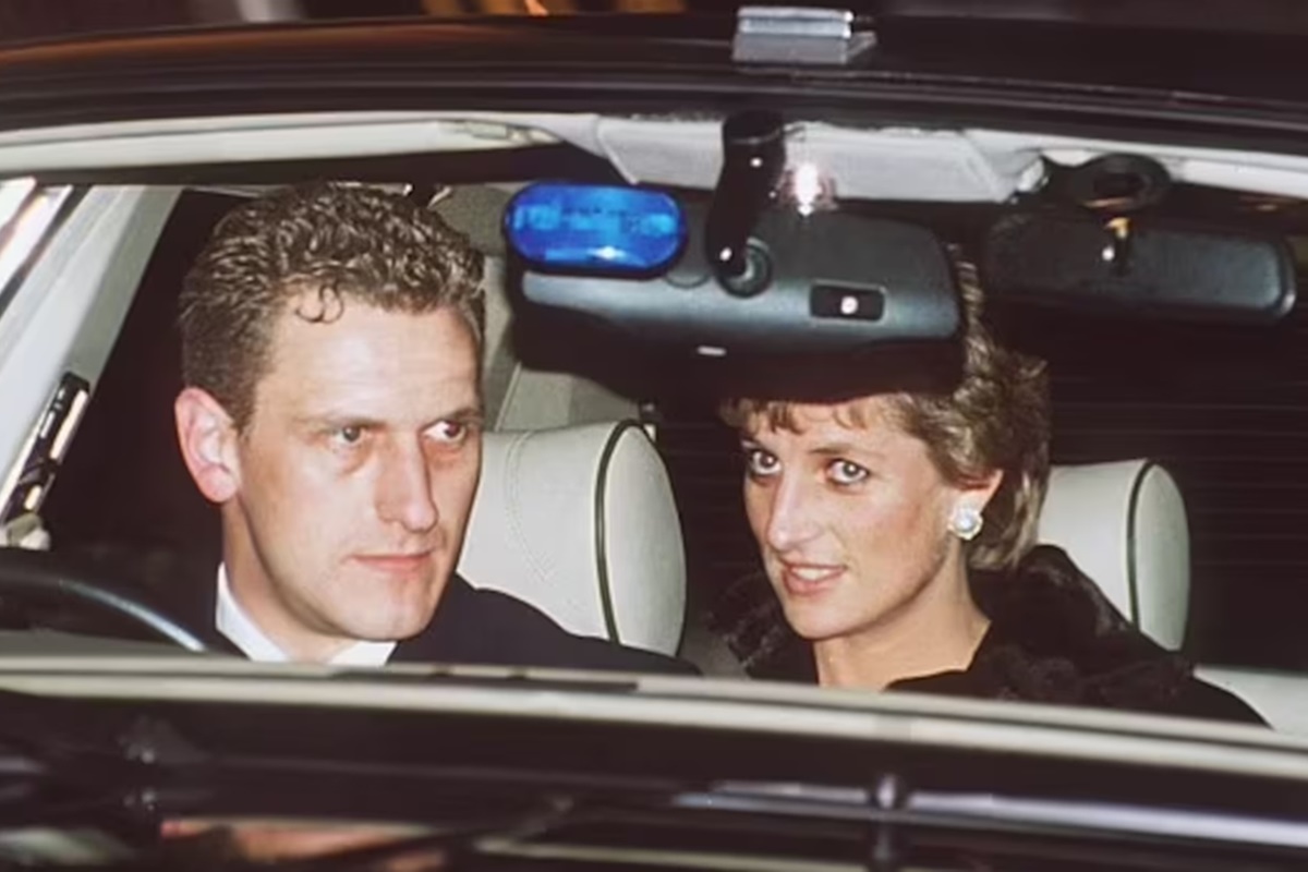 Princesa Diana e Steve Davies, seu motorista - Metrópoles