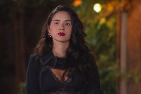 Foto colorida de Gizelly Bicalho em A Fazenda 16 - Metrópoles
