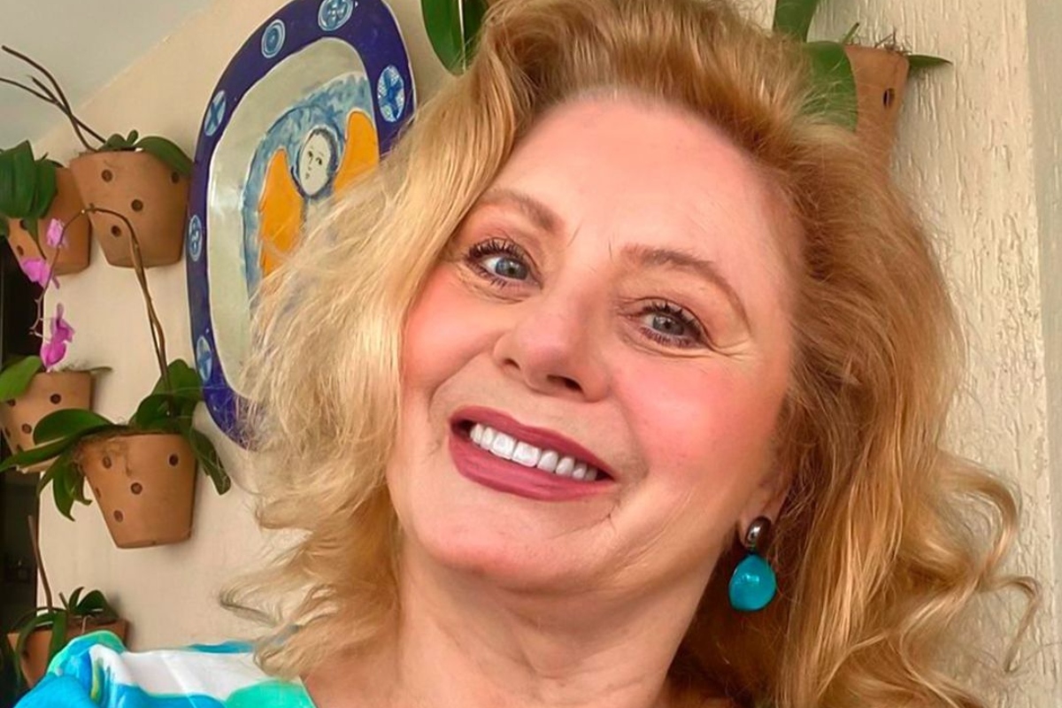 Vera Fischer está se recuperando de uma gripe