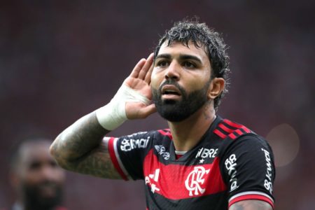 Imagem colorida de Gabigol - Metrópoles